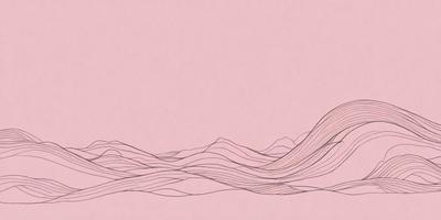 The primary subject of the image is a wave, which is depicted as a pattern or a drawing. The wave is the main focus of the image, and it is set against a pink background. The visual style of the image is a combination of digital art and illustration, giving it a unique and artistic appearance. The colors and mood of the image are predominantly pink, creating a warm and inviting atmosphere.