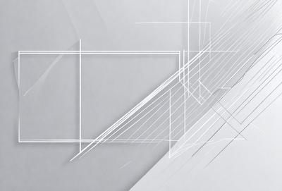 The primary subject of the image is a white paper with a drawing of a building on it. The drawing is in black and white, giving it a classic and timeless appearance. The setting is a table, and the visual style is a combination of drawing and digital art. The colors and mood of the image are predominantly white, giving it a clean and minimalist feel.