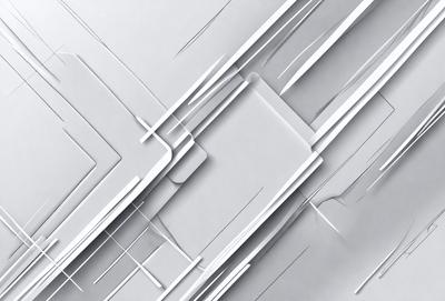 The primary subject of the image is a white, abstract design. The setting is a white background, which creates a clean and minimalist appearance. The visual style is a combination of digital art and illustration, as the design appears to be a blend of both. The colors and mood are predominantly white, giving the image a calm and serene atmosphere.