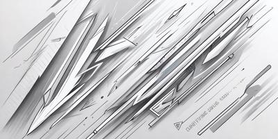 The primary subject of the image is a white, abstract design with a mix of lines and shapes. The setting is a white background, which provides a clean and minimalist appearance. The visual style is a combination of digital art and illustration, creating a unique and artistic representation. The colors and mood of the image are predominantly white, giving it a clean and modern feel.