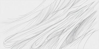 The primary subject of the image is a drawing or illustration of a person's hair. The setting is a white background, and the visual style appears to be a combination of digital art and drawing. The colors and mood of the image are predominantly white, giving it a clean and minimalist appearance.