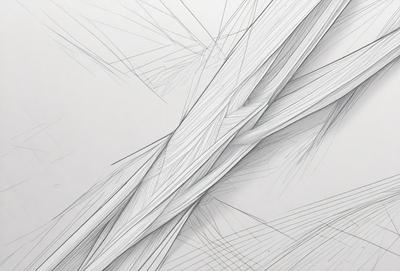 The primary subject of the image is a white, abstract, and geometric design. The setting is a white background, which provides a clean and minimalist appearance. The visual style is a combination of digital art and illustration, creating a unique and artistic representation. The colors and mood are predominantly white, giving the image a clean, modern, and sophisticated feel.