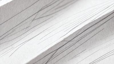 The primary subject of the image is a drawing or illustration of a white paper with black lines. The setting is a white background, and the visual style appears to be a combination of drawing and digital art. The drawing features a series of black lines, creating a sense of depth and texture. The overall atmosphere of the image is minimalistic and focused on the artistic elements of the drawing.
