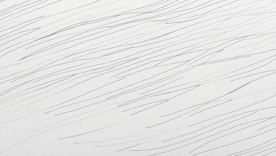 The primary subject of the image is a white canvas with a drawing of a wave. The setting is a white background, and the visual style appears to be a combination of drawing and digital art. The colors and mood of the image are predominantly white, creating a clean and minimalist atmosphere.