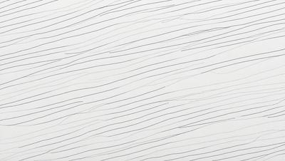 The primary subject of the image is a white wall with a pattern of black lines on it. The setting is a room with a white background, and the visual style appears to be a combination of a photo and a drawing. The dominant colors are white and black, creating a clean and minimalist atmosphere.