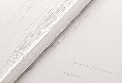 The primary subject of the image is a wooden object, possibly a piece of art or a sculpture. The setting is a white background, which provides a clean and minimalist appearance. The visual style is a combination of drawing and digital art, as the wooden object is depicted in a digital format. The colors and mood of the image are predominantly white, giving it a clean and minimalist appearance.