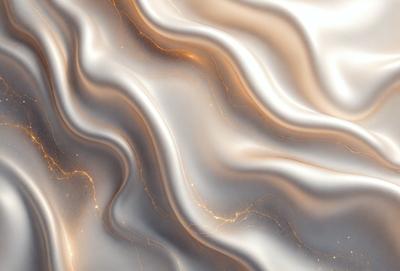 The primary subject of the image is a white, textured wall with a patterned design. The setting is a room with a white background, and the visual style appears to be a combination of photo and digital art. The dominant colors are white and orange, creating a warm and inviting atmosphere.