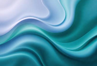 The primary subject of the image is a large, swirling blue and white ocean wave. The setting is a vast, open ocean, with the wave as the main focus. The visual style is a combination of photo and digital art, creating a realistic yet artistic representation of the ocean wave. The dominant colors are blue and white, with the blue wave and white foam, giving the image a calming and serene atmosphere.