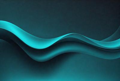 The primary subject of the image is a blue wave, which is the main object, scene, or focus of the image. The setting or background is a dark blue surface, which adds to the overall atmosphere. The visual style of the image is digital art, as it is a digital representation of a wave. The dominant colors in the image are blue, which creates a calm and serene mood.