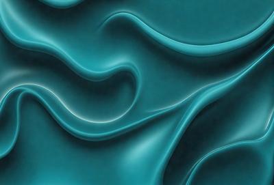 The primary subject of the image is a blue, swirling, and flowing pattern. The setting is a blue background, which complements the vibrant blue pattern. The visual style is a digital art or illustration, as the pattern appears to be digitally created. The colors and mood of the image are predominantly blue, creating a sense of calmness and tranquility.