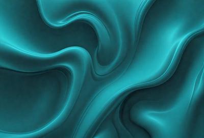 The primary subject of the image is a blue, swirling, and flowing pattern. The setting is a blue background, which complements the vibrant blue color of the pattern. The visual style appears to be a digital art or illustration, as the pattern is intricate and detailed. The colors and mood of the image are predominantly blue, creating a calm and soothing atmosphere.