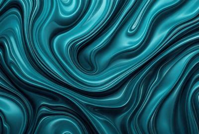 The primary subject of the image is a blue, swirling pattern that resembles a water-like surface. The setting is a dark blue background, which contrasts with the swirling pattern. The visual style appears to be a digital art or illustration, as the swirling pattern is intricately detailed and the overall atmosphere is one of depth and complexity.