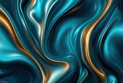 The primary subject of the image is a blue and gold swirl pattern. The setting is a blue and gold background, which creates a visually striking contrast with the swirl pattern. The visual style is a digital art or illustration, as the swirl pattern appears to be a digital creation. The dominant colors in the image are blue and gold, creating a sense of depth and richness.