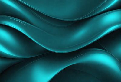 The primary subject of the image is a blue, swirling, and curved pattern. The setting is a dark blue background, which contrasts with the swirling pattern. The visual style is a digital art or illustration, creating a dynamic and captivating scene. The dominant colors are blue and black, giving the image a calm and serene atmosphere.