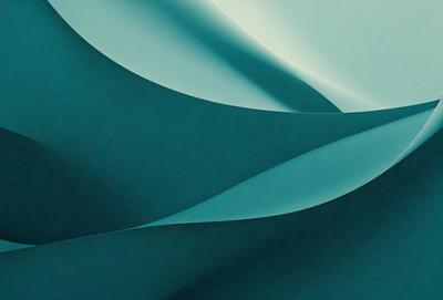 The primary subject of the image is a blue and white swirl pattern. The setting is a blue background, and the visual style appears to be a digital art or illustration. The dominant colors are blue and white, creating a calm and soothing atmosphere.