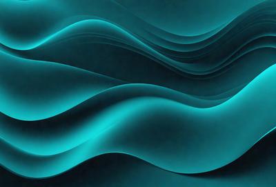 The primary subject of the image is a blue wave pattern, which is the main object, scene, or focus of the image. The setting or background is a dark blue surface, which adds to the overall atmosphere. The visual style of the image is a digital art or illustration, as it is a well-crafted and detailed representation of the blue wave pattern. The dominant colors in the image are blue and black, creating a calm and serene mood.