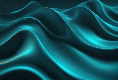 The primary subject of the image is a blue wave, which is the main object, scene, or focus of the image. The setting or background is a dark blue surface, which creates a contrast with the blue wave. The visual style of the image is a digital art or illustration, as it is a computer-generated or digitally created image. The dominant colors in the image are blue, which creates a calm and serene atmosphere.