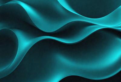The primary subject of the image is a blue wave pattern, which is the main object, scene, or focus of the image. The setting or background is a dark blue surface, which adds to the overall atmosphere. The visual style of the image is a digital art or illustration, as it is a pattern or texture that is digitally created. The dominant colors in the image are blue and black, which contribute to a calm and serene mood.