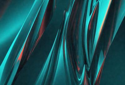 The primary subject of the image is a blue and red patterned glass, which appears to be a piece of art or a decorative item. The setting is a dark background, which contrasts with the vibrant colors of the glass. The visual style of the image is a close-up of the glass, showcasing its intricate design. The colors and mood of the image are energetic and lively, with the blue and red colors creating a sense of depth and contrast.