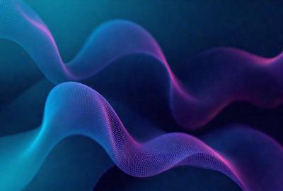 The primary subject of the image is a blue and purple swirl pattern. The setting is a dark blue background, which contrasts with the swirl pattern. The visual style is a digital art or illustration, as the swirl pattern appears to be a digital creation. The colors and mood of the image are predominantly blue and purple, creating a sense of depth and intrigue.