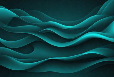The primary subject of the image is a blue and white wave pattern. The setting is a dark blue background, which creates a contrasting effect with the wave pattern. The visual style is a digital art or illustration, as the wave pattern appears to be a digital creation. The dominant colors are blue and white, giving the image a calm and serene atmosphere.