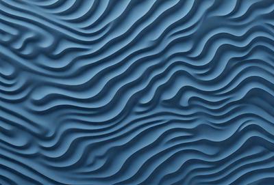 The primary subject of the image is a blue and white patterned wall. The setting is a room with a blue and white wallpaper, creating a visually appealing and cohesive environment. The visual style of the image is a combination of digital art and illustration, showcasing the intricate design of the wallpaper. The dominant colors in the image are blue and white, creating a calm and soothing atmosphere.