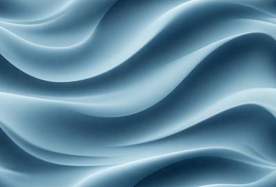 The primary subject of the image is a blue and white wave pattern. The setting is a blue background, which creates a visually appealing contrast with the wave pattern. The visual style is a digital art or illustration, as the wave pattern appears to be a digital creation. The colors and mood of the image are predominantly blue and white, giving it a calm and serene atmosphere.