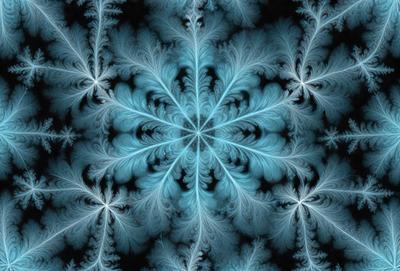 The primary subject of the image is a blue and white swirling pattern, which appears to be a digital art or illustration. The setting is a black background, which contrasts with the swirling pattern. The visual style is a combination of digital art and illustration, creating a unique and eye-catching design. The dominant colors are blue and white, giving the pattern a calming and soothing atmosphere.