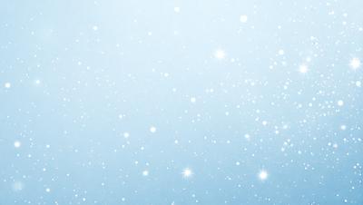 The primary subject of the image is a blue sky filled with snowflakes. The setting is a winter scene, with the sky serving as the backdrop. The visual style is a photo, capturing the beauty of the snowflakes in the sky. The colors are predominantly blue and white, creating a serene and peaceful atmosphere.
