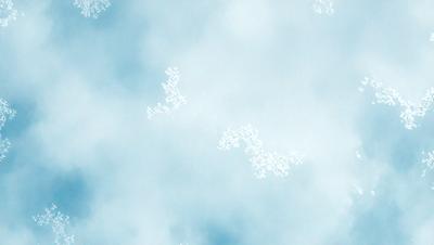 The primary subject of the image is a cloudy blue sky filled with white clouds. The setting is a vast, open space with no visible landmarks or objects. The visual style is a natural, outdoor scene with a focus on the clouds and sky. The colors and mood are predominantly blue and calm, creating a serene atmosphere.