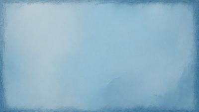 The primary subject of the image is a large, empty blue canvas. The setting is a white background, which contrasts with the blue canvas. The visual style is a digital art, as the canvas appears to be a digital representation of a painting. The colors and mood of the image are predominantly blue, creating a calm and serene atmosphere.