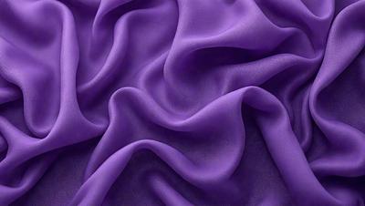 Purple fabric with a flowing pattern.