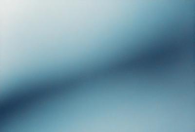 The primary subject of the image is a blue background with a white line. The setting is a white wall, and the visual style is a digital art or illustration. The dominant colors are blue and white, creating a calm and serene atmosphere.