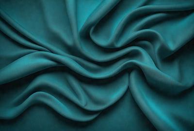The primary subject of the image is a blue fabric, which is the main object, scene, or focus of the image. The setting is a blue background, and the visual style is a photo. The dominant colors are blue and purple, creating a calm and soothing atmosphere.