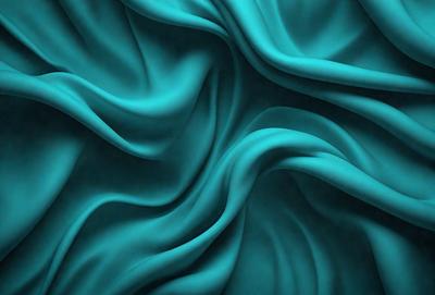 The primary subject of the image is a blue fabric, which appears to be a piece of cloth or a curtain. The setting is a blue background, which complements the blue fabric. The visual style is a close-up of the blue fabric, showcasing its texture and details. The colors and mood of the image are predominantly blue, creating a calm and serene atmosphere.