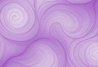 The primary subject of the image is a purple and white swirl pattern. The setting is a purple background, and the visual style appears to be a digital art or illustration. The dominant colors are purple and white, creating a calming and soothing atmosphere.