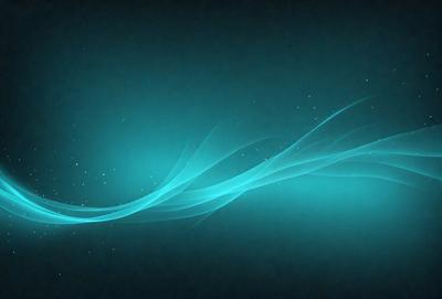 The primary subject of the image is a blue background with a swirling pattern. The setting is a dark room, and the visual style appears to be a digital art or illustration. The dominant colors are blue and purple, creating a calm and serene atmosphere.