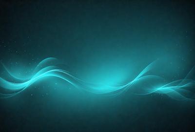 The primary subject of the image is a blue wave or ripple pattern. The setting is a dark blue background, which creates a contrasting effect with the wave pattern. The visual style appears to be a digital art or illustration, as the wave pattern is smooth and well-defined. The dominant colors are blue and black, giving the image a calm and serene atmosphere.