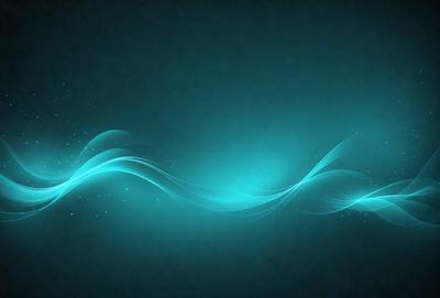 The primary subject of the image is a blue wave or ripple pattern. The setting is a dark blue background, which creates a contrasting effect with the wave pattern. The visual style appears to be a digital art or illustration, as the wave pattern is smooth and well-defined. The dominant colors are blue and black, giving the image a calm and serene atmosphere.