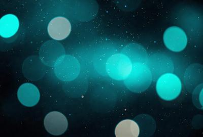 The primary subject of the image is a blue background with a pattern of blue and white lights. The setting appears to be a night sky, and the visual style is a digital art or illustration. The dominant colors are blue and white, creating a calm and serene atmosphere.