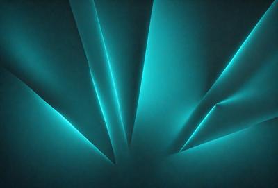 The primary subject of the image is a blue light, which is illuminating a dark room. The setting is a dark room with a blue light source, and the visual style appears to be a digital art or illustration. The dominant colors in the image are blue and black, creating a moody atmosphere.