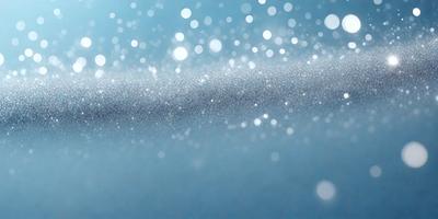 The primary subject of the image is a blue background with a pattern of white sparkles or glitter. The setting appears to be a dark room, and the visual style is a close-up of the sparkly pattern. The colors and mood of the image are predominantly dark and moody, with the white sparkles adding a touch of brightness and interest to the scene.