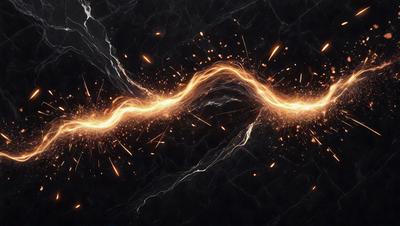 The primary subject of the image is a bright, colorful, and dynamic light effect. The setting is a black background, which contrasts with the vibrant colors of the light effect. The visual style is a combination of digital art and illustration, creating a striking and eye-catching image. The colors and mood of the image are energetic and lively, with the bright light effect evoking a sense of excitement and movement.