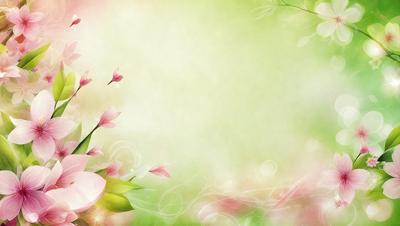 The primary subject of the image is a close-up of a flower, with a pink background. The visual style appears to be a digital art or illustration, as the flower is depicted in a detailed and artistic manner. The colors and mood of the image are predominantly pink, creating a warm and inviting atmosphere.
