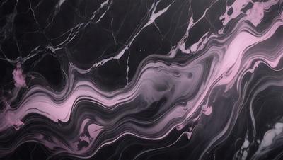 The primary subject of the image is a marble-like pattern, which is the main focus of the image. The setting is a black background, which contrasts with the marble pattern. The visual style is a close-up of the marble pattern, showcasing its intricate details. The colors and mood of the image are predominantly dark, with the marble pattern being the main source of visual interest.