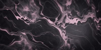 The image features a black and pink marbled surface, which appears to be a patterned stone or a textured wall. The primary subject of the image is the intricate pattern created by the combination of black and pink colors. The setting or background is the marbled surface, which serves as the main focus of the image. The visual style of the image is a close-up of the marbled surface, showcasing the intricate pattern and texture. The colors and mood of the image are predominantly black and p