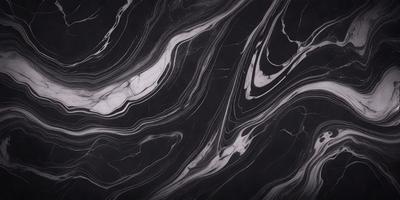 The primary subject of the image is a marble-like pattern, which is the main focus of the image. The setting is a black background, which contrasts with the pattern. The visual style is a close-up of the marble-like pattern, which gives it a detailed and intricate appearance. The colors and mood of the image are predominantly black and white, creating a sense of elegance and sophistication.