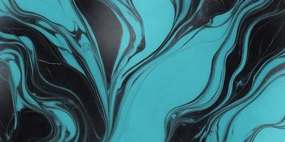 The primary subject of the image is a blue and black swirling pattern, which appears to be a painting or a digital artwork. The setting is a blue background, which complements the swirling pattern. The visual style is a combination of painting and digital art, creating a unique and captivating visual experience. The colors and mood of the image are predominantly blue and black, giving it a modern and sophisticated appearance.
