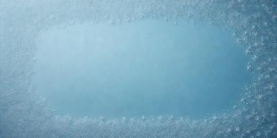 The primary subject of the image is a blue surface with white snowflakes on it. The setting is a blue background, and the visual style appears to be a digital art or illustration. The dominant colors are blue and white, creating a calm and serene atmosphere.