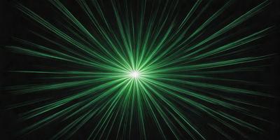The primary subject of the image is a bright green light, which appears to be a neon light or a light source with a green hue. The light is surrounded by a dark background, creating a striking contrast. The visual style of the image is a close-up of the light source, emphasizing its vibrant color and unique appearance. The colors and mood of the image are predominantly green, with the light source being the main focus and creating a lively and energetic atmosphere.